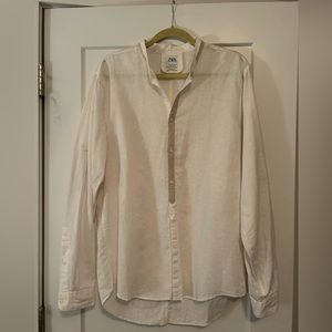 Zara Men’s Linen Button down Shirt
